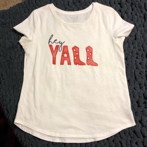 “Hey y’all” old navy Tee / M